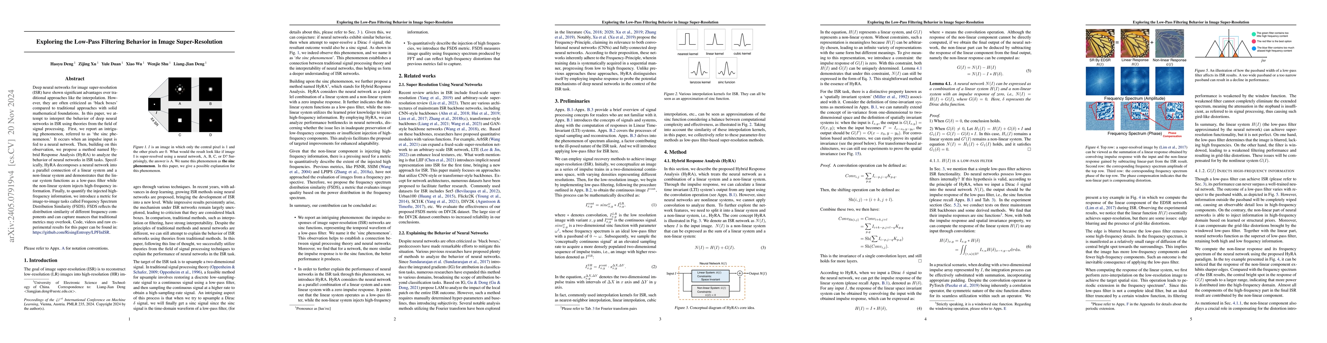 Thumbnail for Exploring the Low-Pass Filtering Behavior in Image Super-Resolution