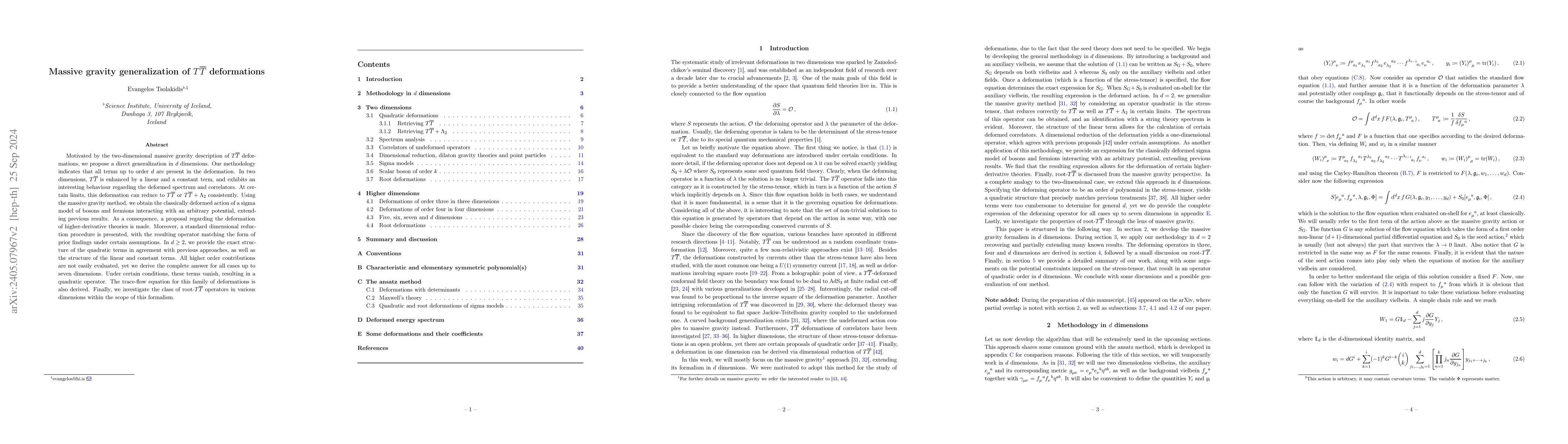 Thumbnail for Massive gravity generalization of $T\overline{T}$ deformations