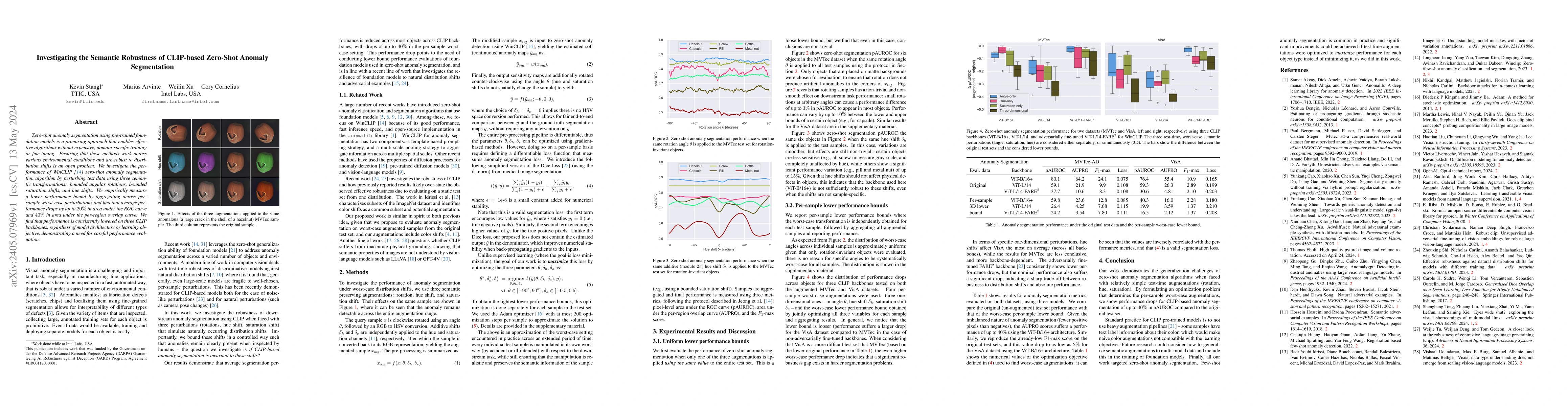 Thumbnail for Investigating the Semantic Robustness of CLIP-based Zero-Shot Anomaly
  Segmentation