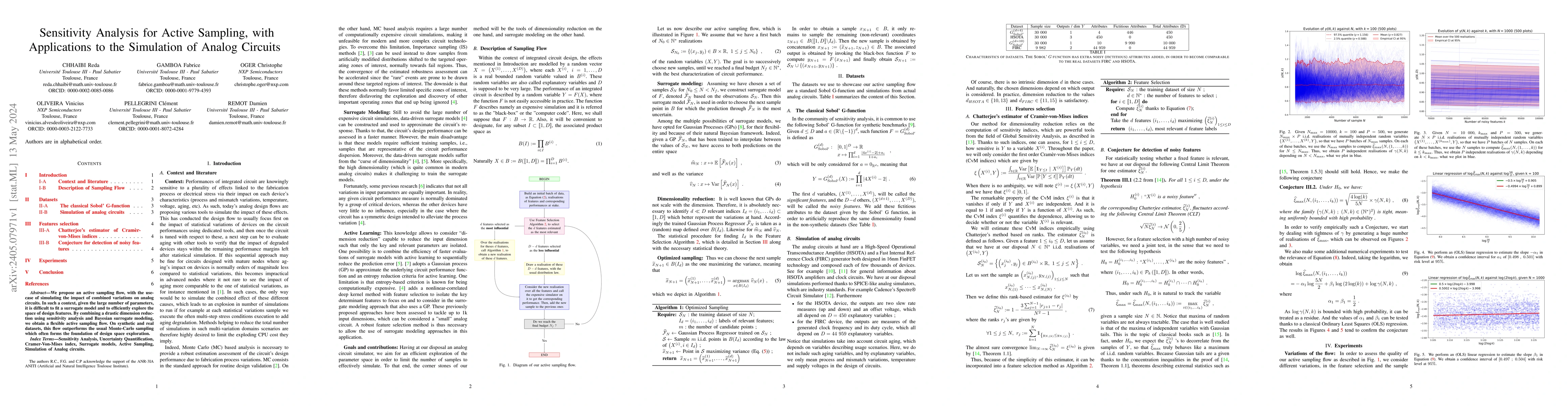 Thumbnail for Sensitivity Analysis for Active Sampling, with Applications to the
  Simulation of Analog Circuits