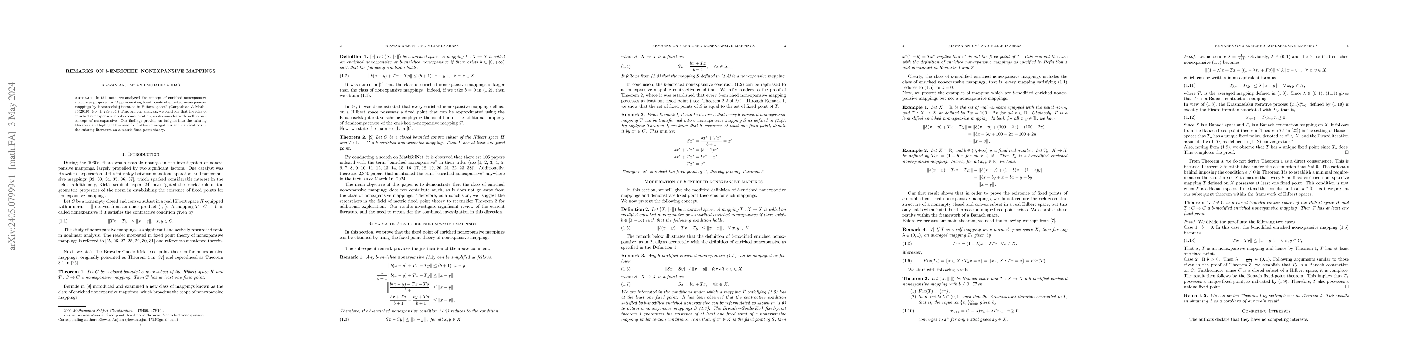 Thumbnail for Remarks on b-enriched nonexpansive mappings