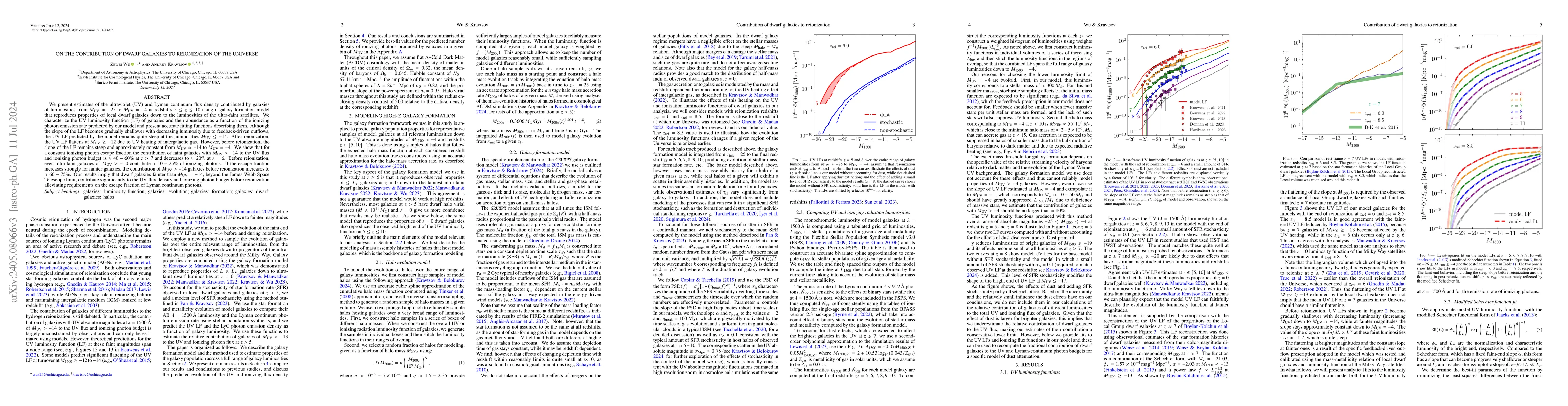 Thumbnail for On the contribution of dwarf galaxies to reionization of the Universe