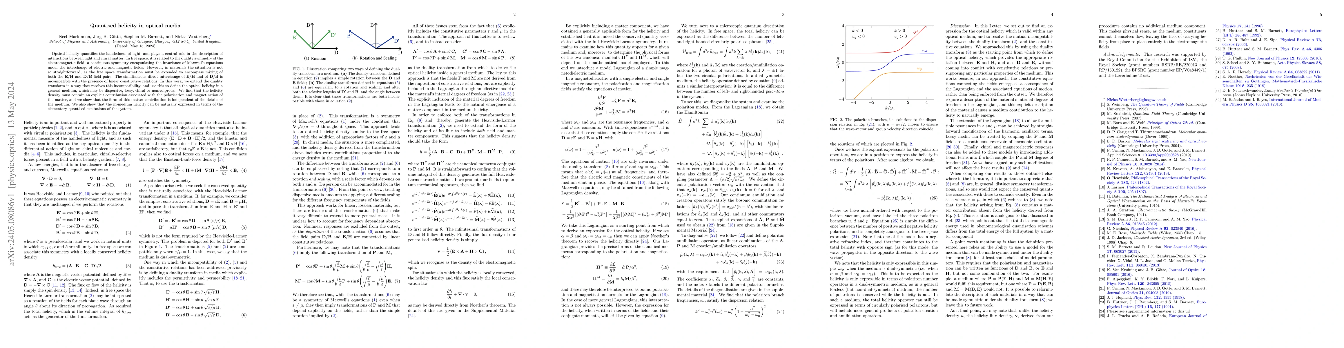 Thumbnail for Quantised helicity in optical media