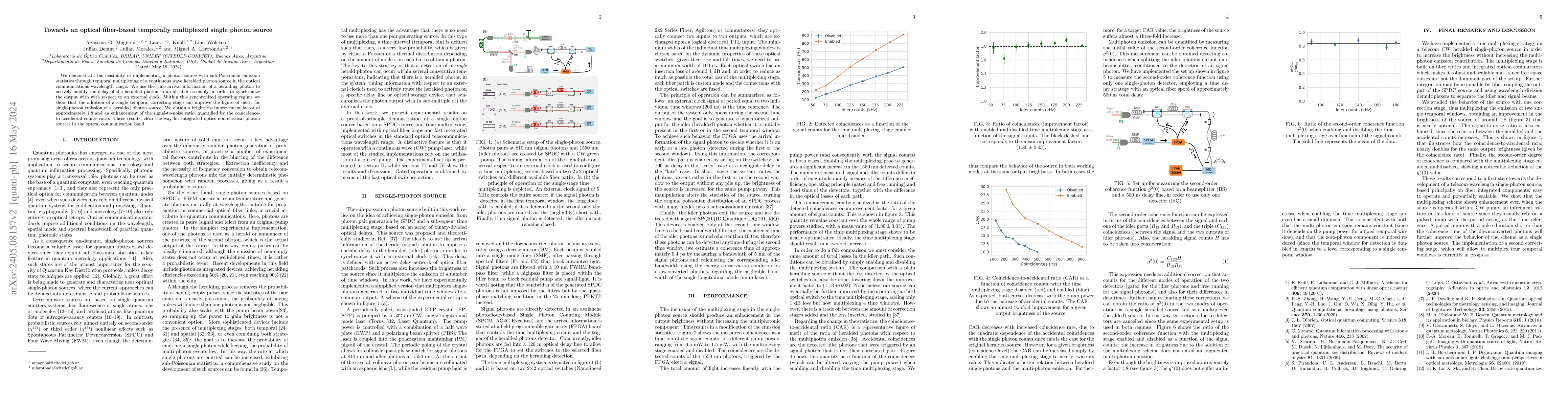 Thumbnail for Towards a fiber-optic temporally multiplexed single photon source