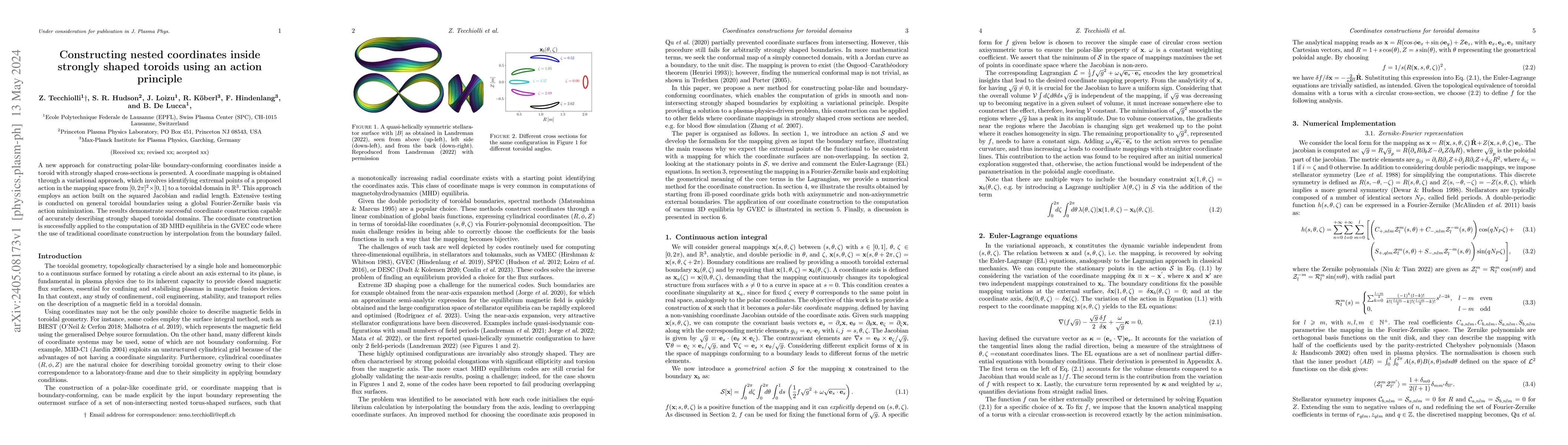 Thumbnail for Constructing nested coordinates inside strongly shaped toroids using an
  action principle