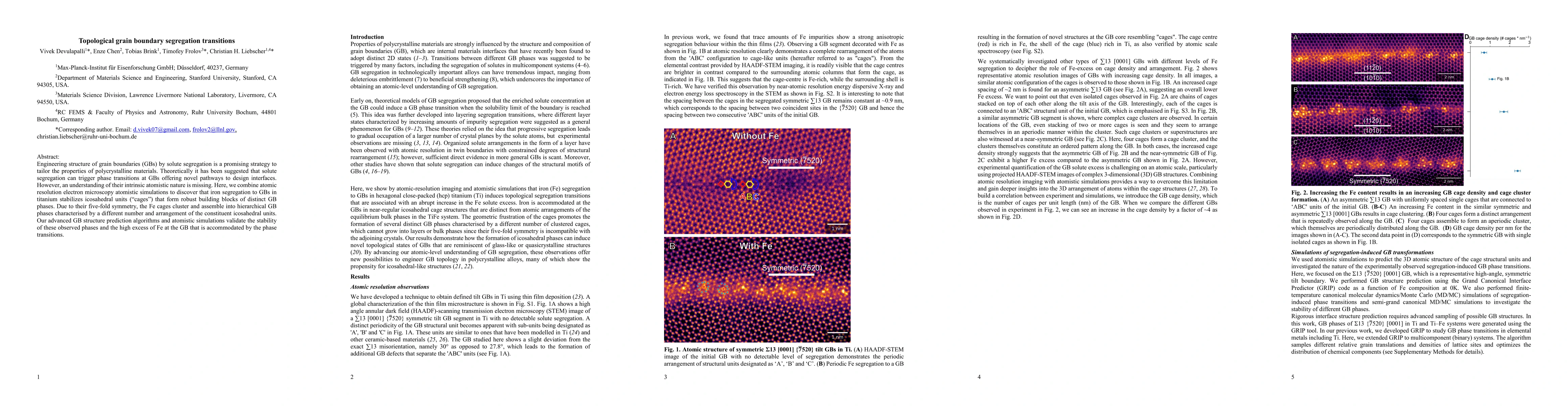 Thumbnail for Topological grain boundary segregation transitions