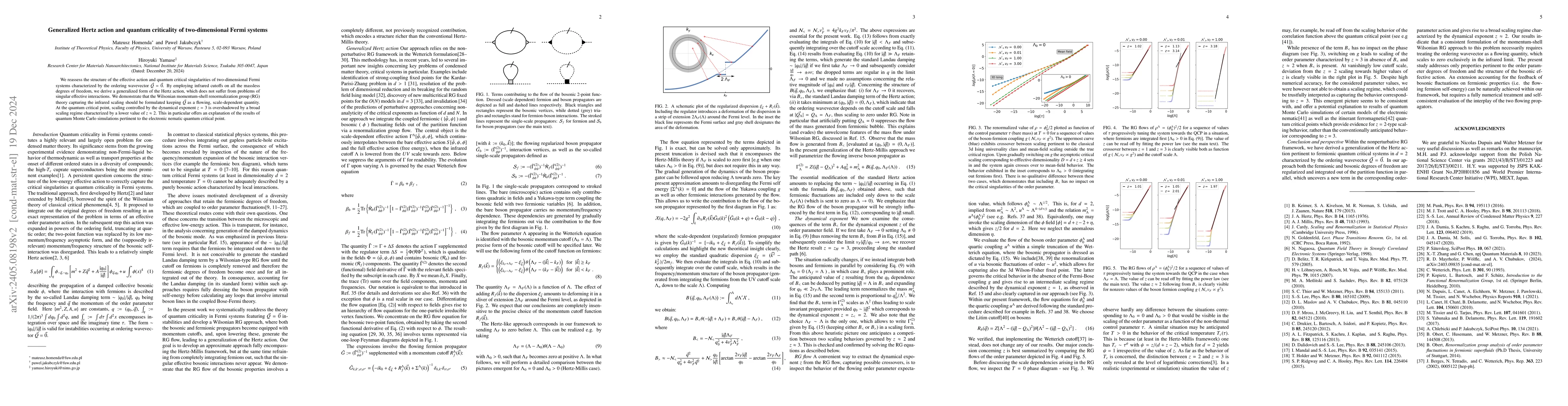Thumbnail for Generalized Hertz action and quantum criticality of two-dimensional
  Fermi systems