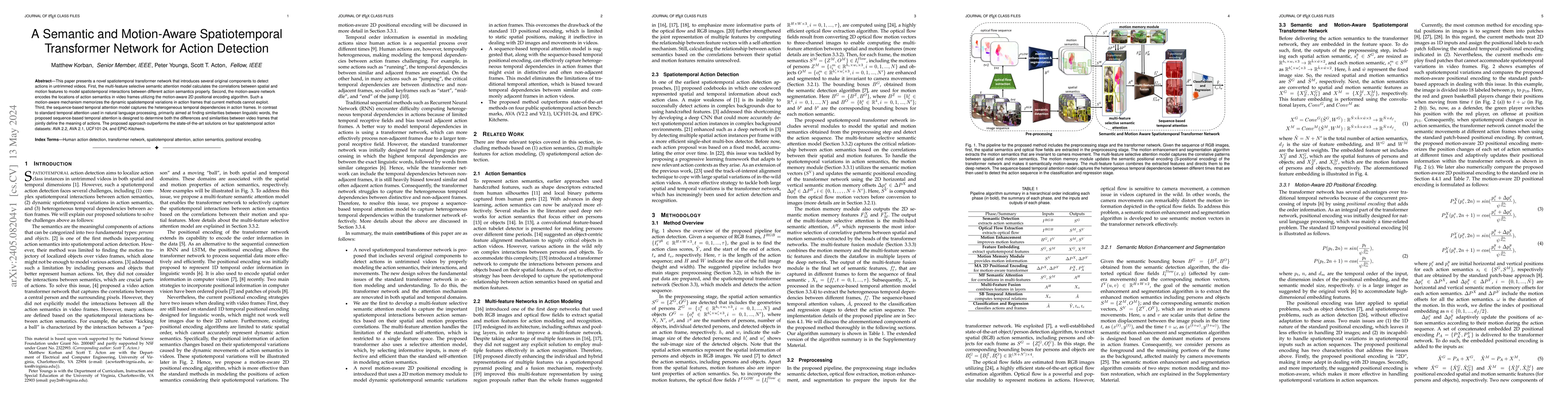 Thumbnail for A Semantic and Motion-Aware Spatiotemporal Transformer Network for
  Action Detection