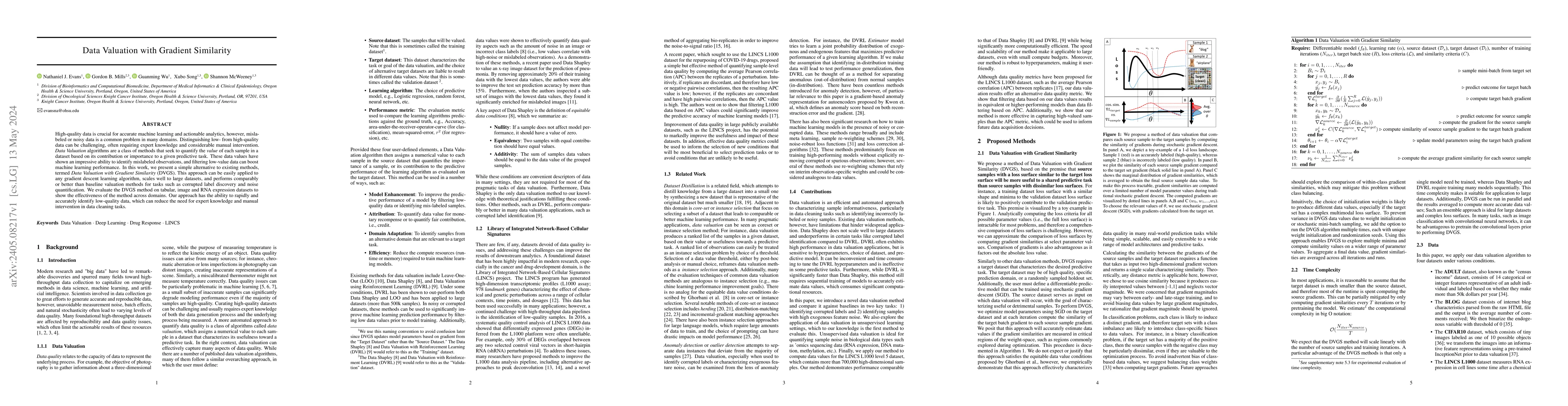 Thumbnail for Data Valuation with Gradient Similarity