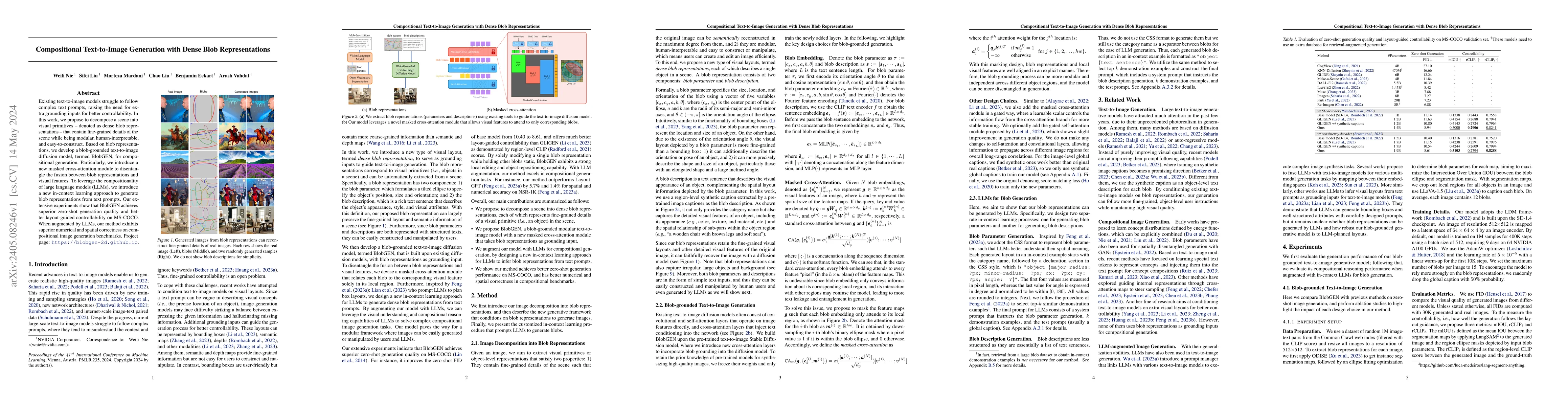 Thumbnail for Compositional Text-to-Image Generation with Dense Blob Representations