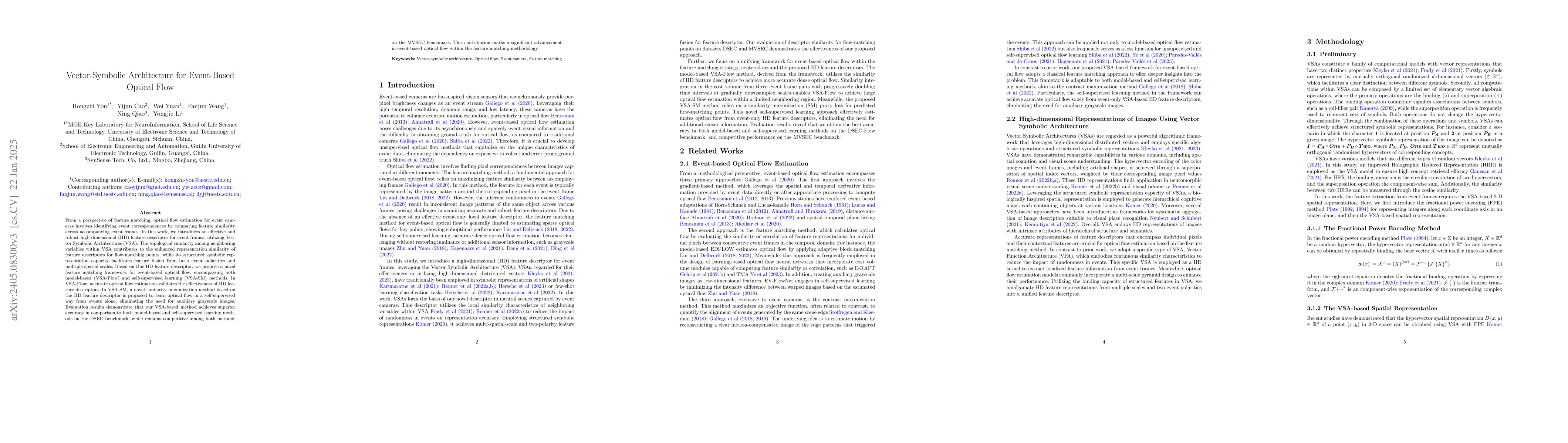 Thumbnail for Vector-Symbolic Architecture for Event-Based Optical Flow