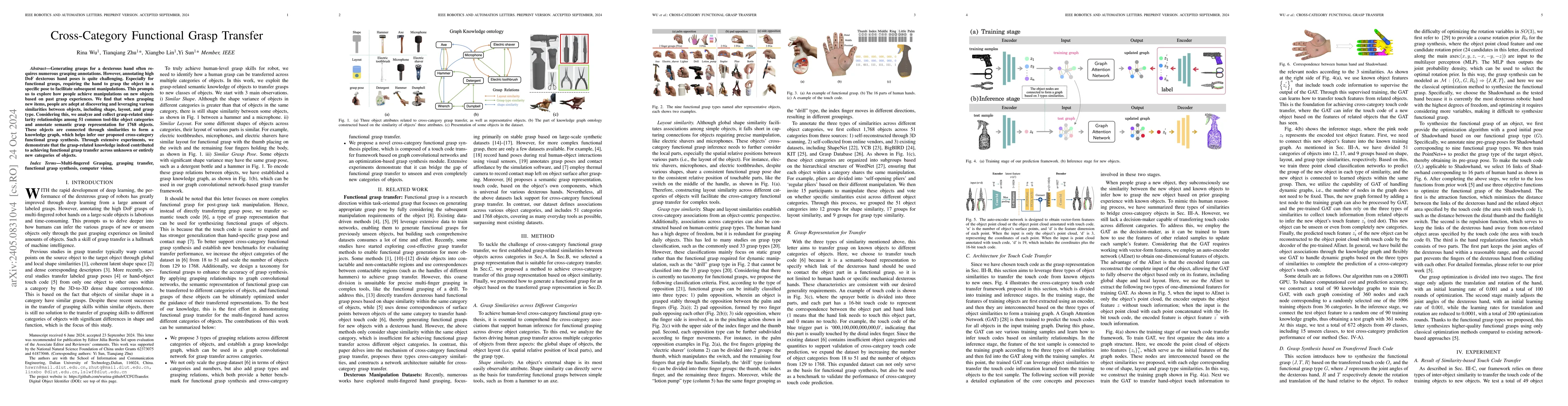 Thumbnail for Cross-Category Functional Grasp Tansfer