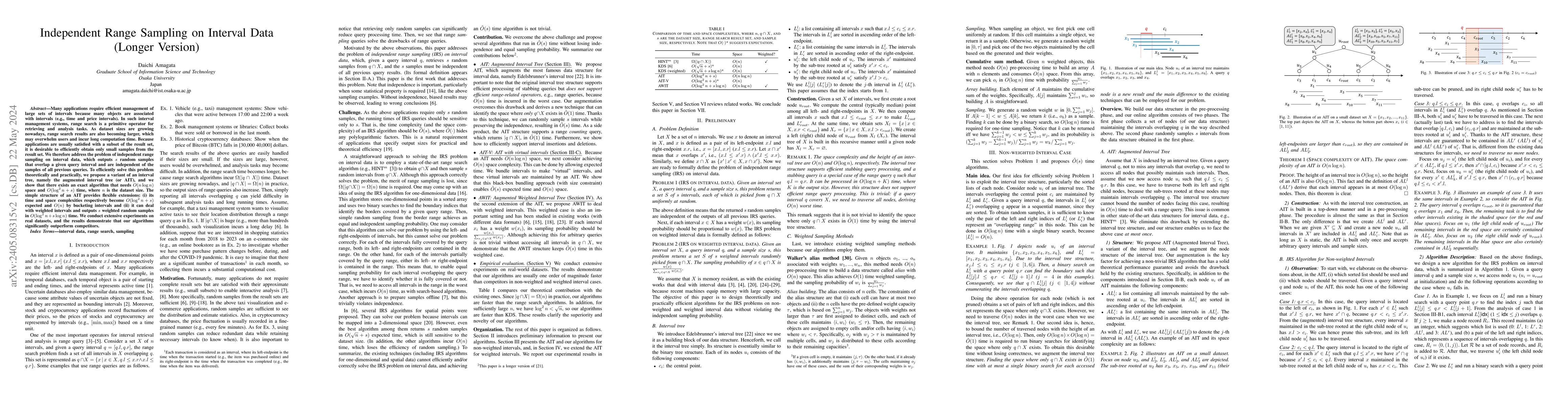 Thumbnail for Independent Range Sampling on Interval Data (Longer Version)