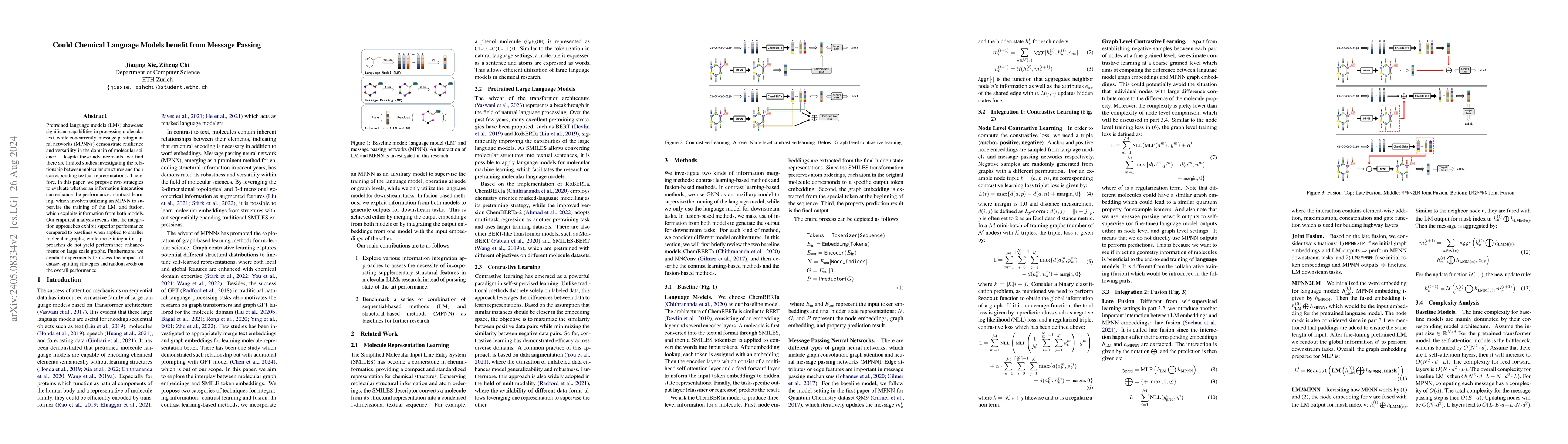 Thumbnail for Could Chemical LLMs benefit from Message Passing