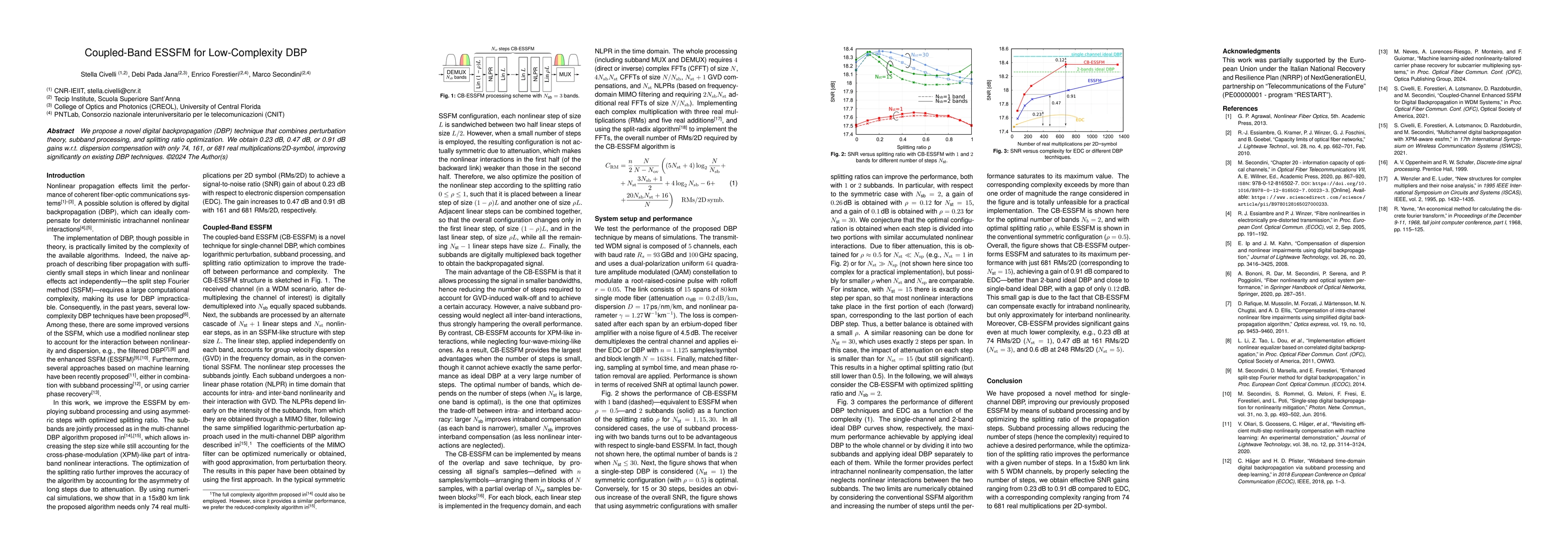 Thumbnail for Coupled-Band ESSFM for Low-Complexity DBP