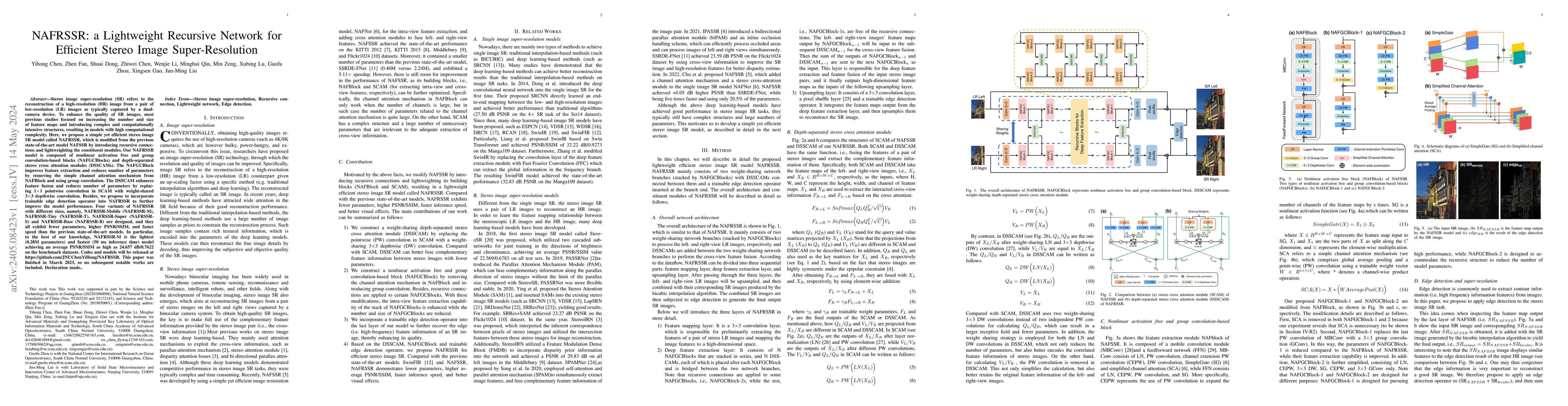 Thumbnail for NAFRSSR: a Lightweight Recursive Network for Efficient Stereo Image
  Super-Resolution