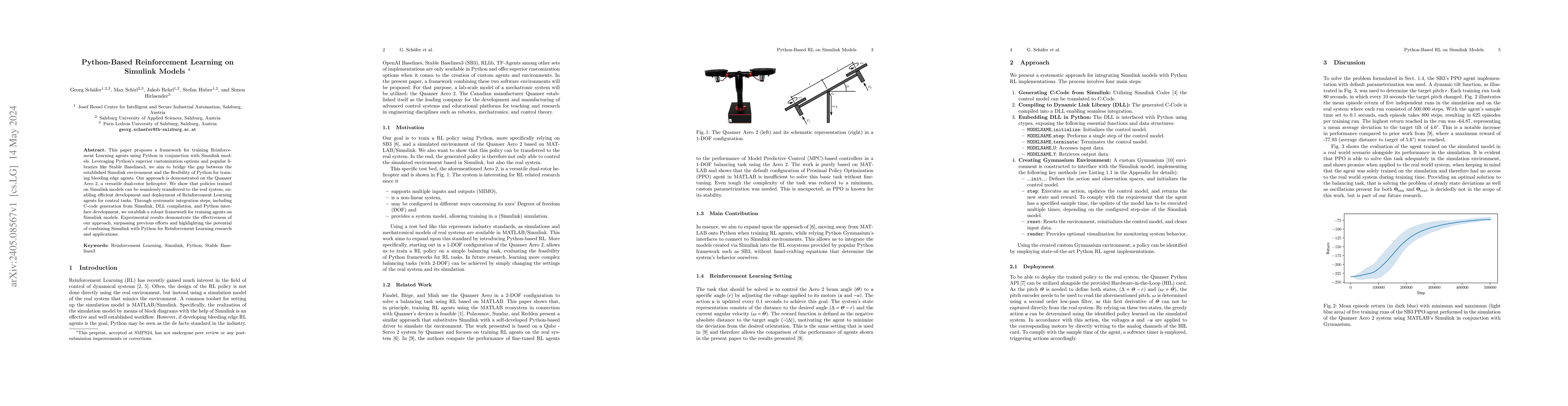 Thumbnail for Python-Based Reinforcement Learning on Simulink Models