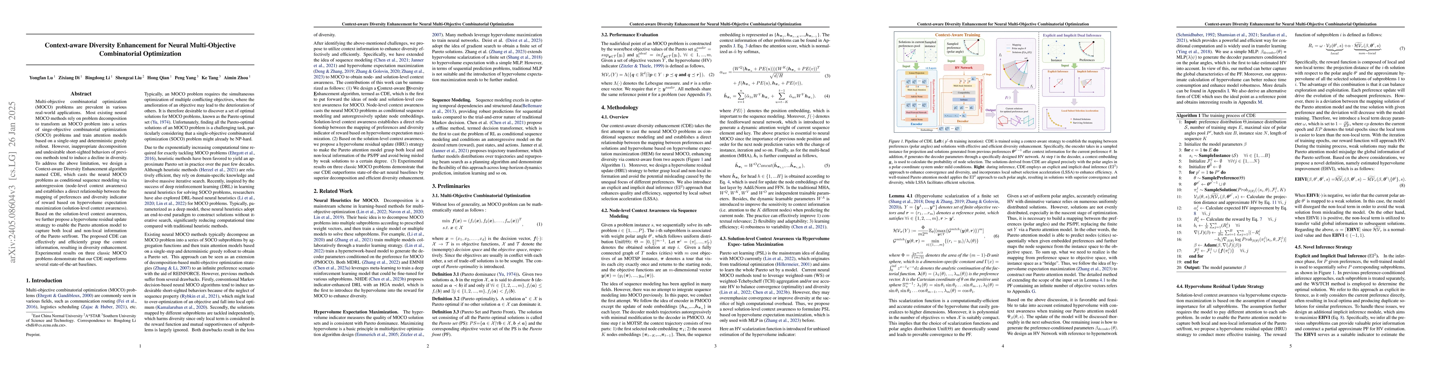 Thumbnail for Towards Geometry-Aware Pareto Set Learning for Neural Multi-Objective
  Combinatorial Optimization