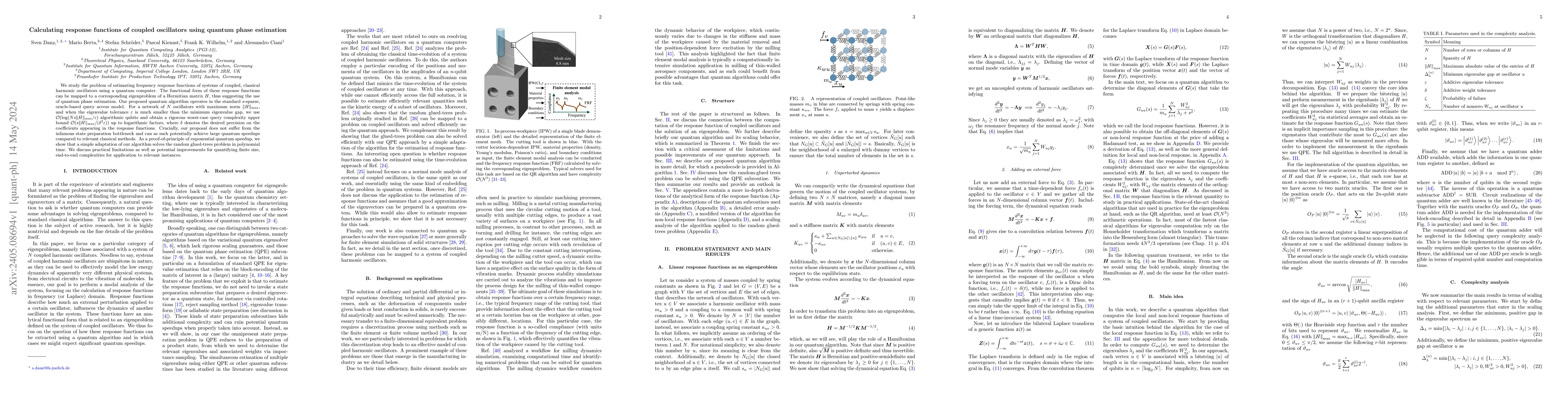 Thumbnail for Calculating response functions of coupled oscillators using quantum
  phase estimation
