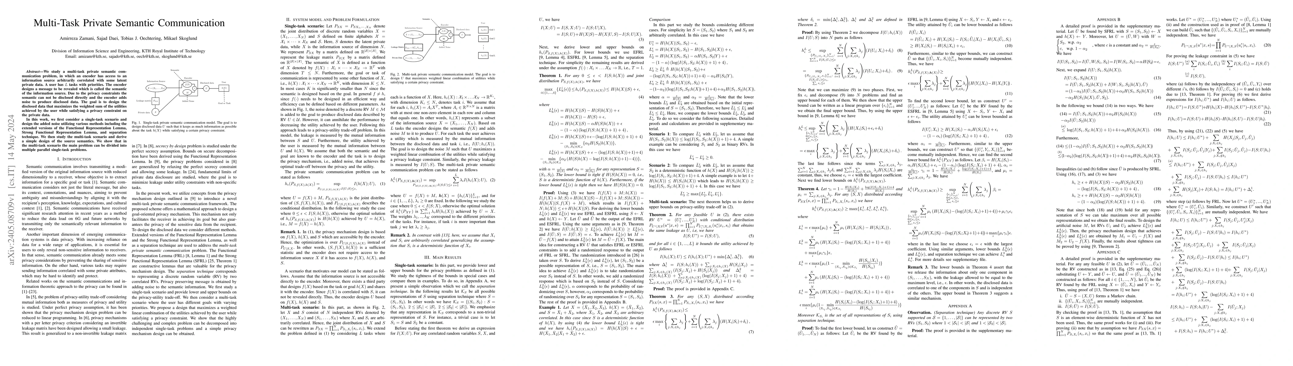 Thumbnail for Multi-Task Private Semantic Communication
