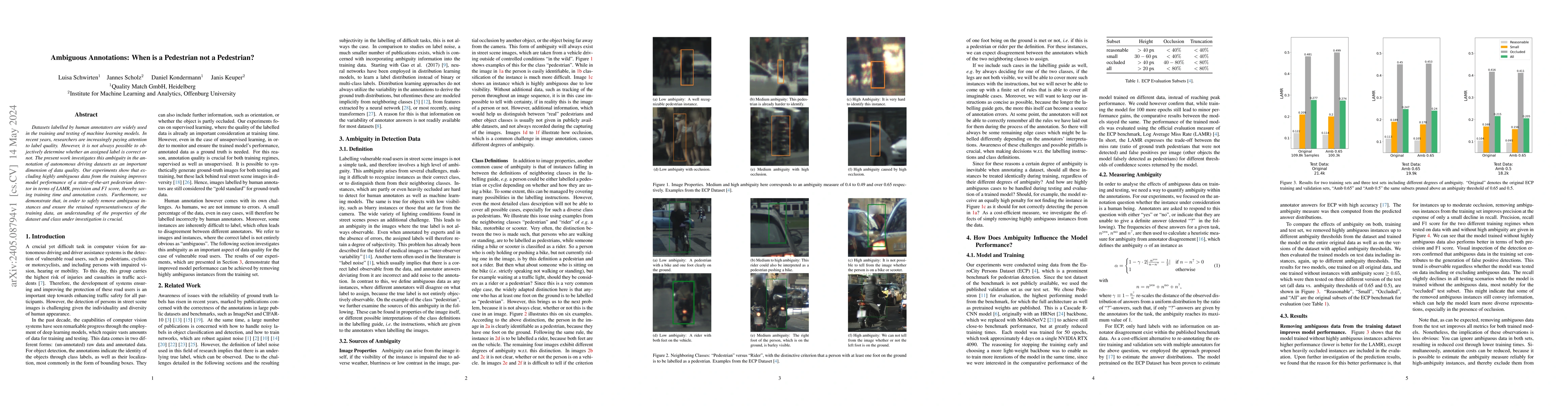 Thumbnail for Ambiguous Annotations: When is a Pedestrian not a Pedestrian?