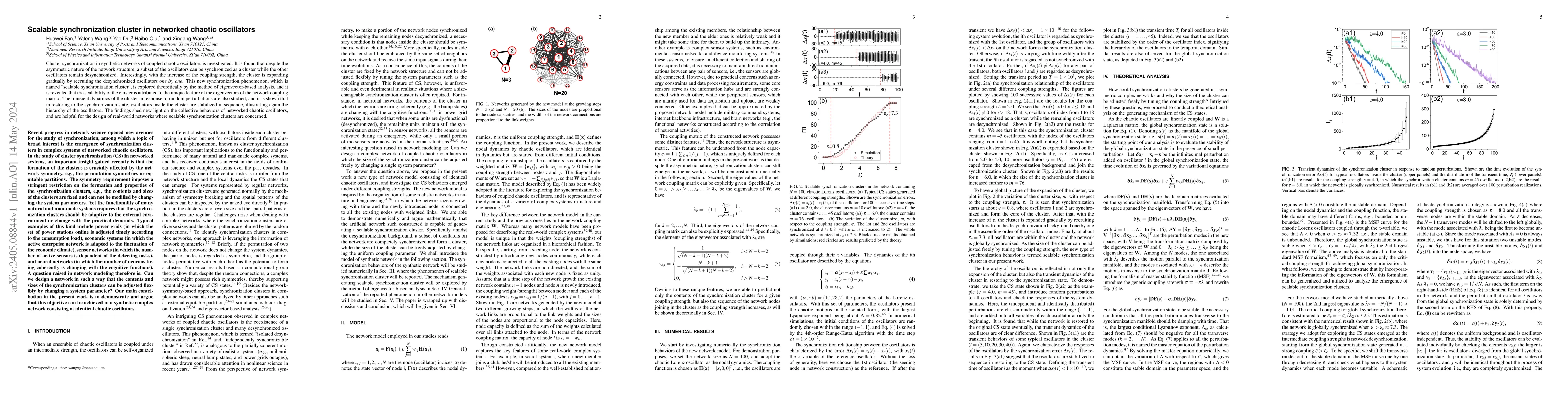 Thumbnail for Scalable synchronization cluster in networked chaotic oscillators