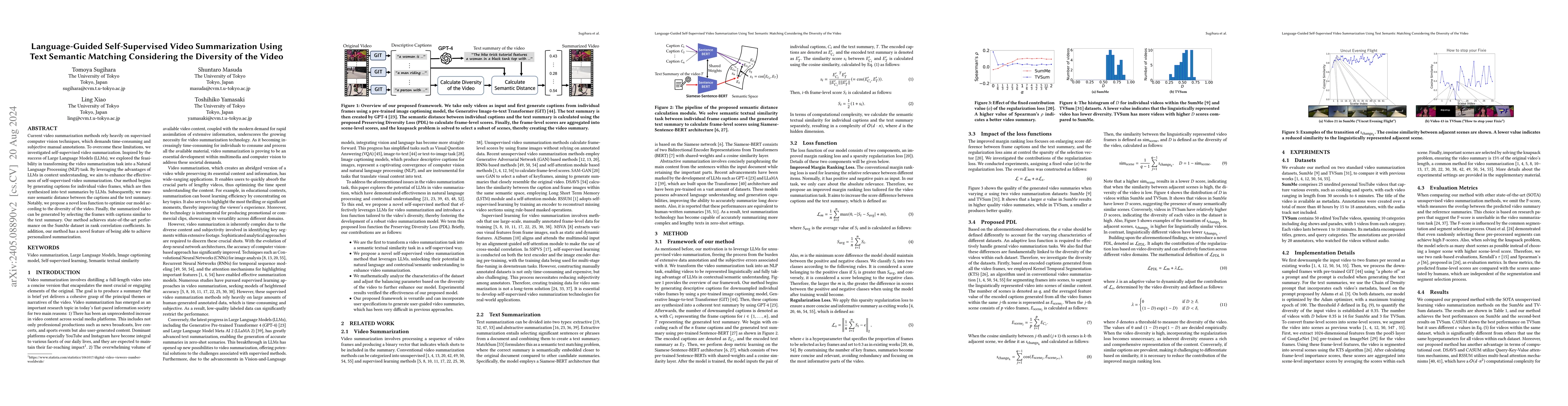Thumbnail for Language-Guided Self-Supervised Video Summarization Using Text Semantic
  Matching Considering the Diversity of the Video