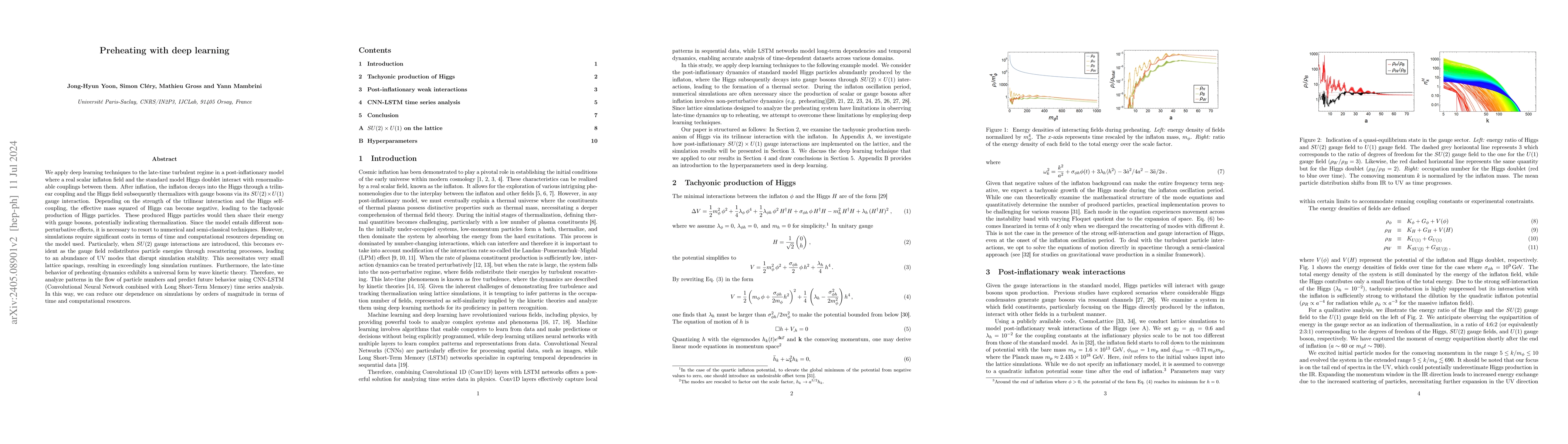 Thumbnail for Preheating with deep learning