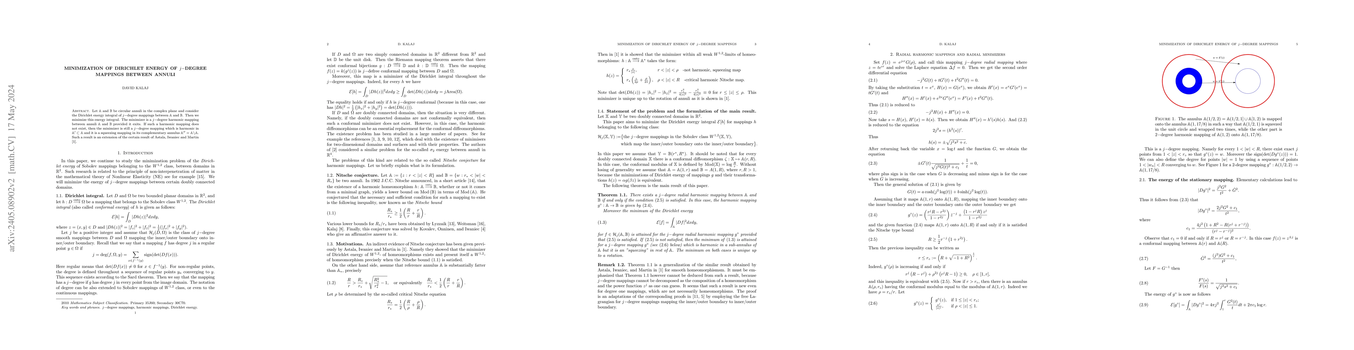 Thumbnail for Minimization of Dirichlet energy of $j-$degree mappings between annuli