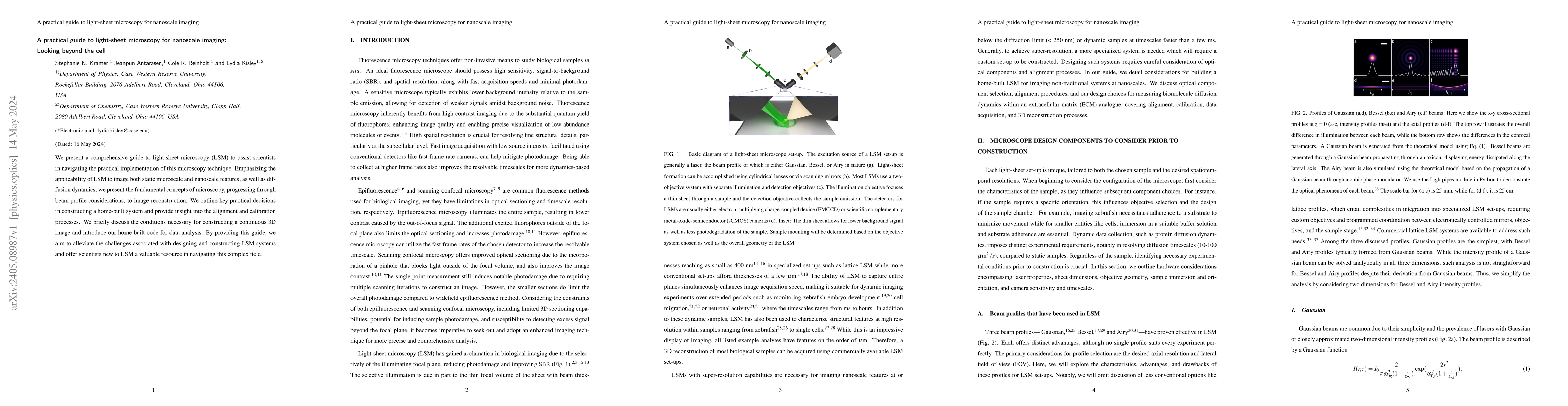 Thumbnail for A practical guide to light-sheet microscopy for nanoscale imaging:
  Looking beyond the cell