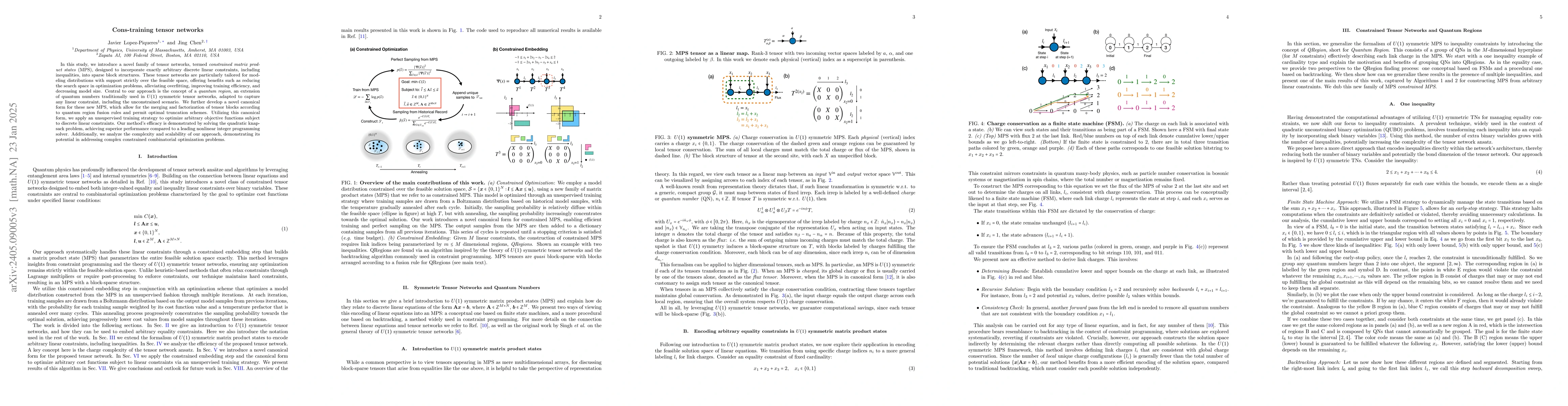 Thumbnail for Cons-training tensor networks