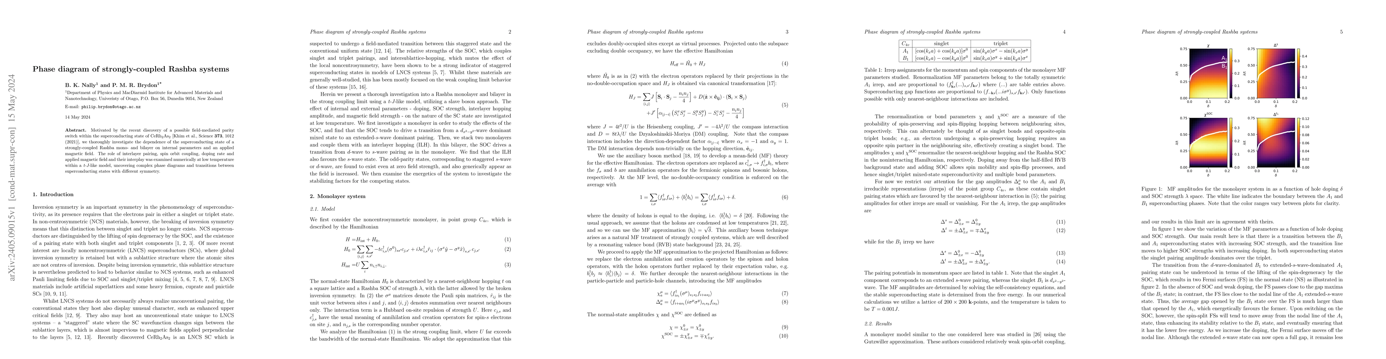 Thumbnail for Phase diagram of strongly-coupled Rashba systems