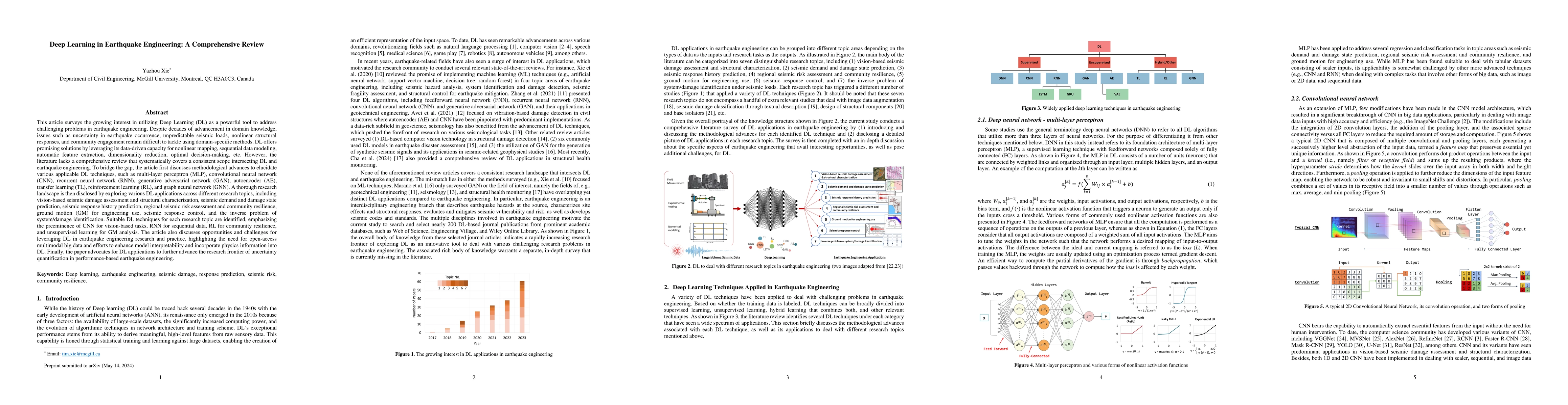 Thumbnail for Deep Learning in Earthquake Engineering: A Comprehensive Review