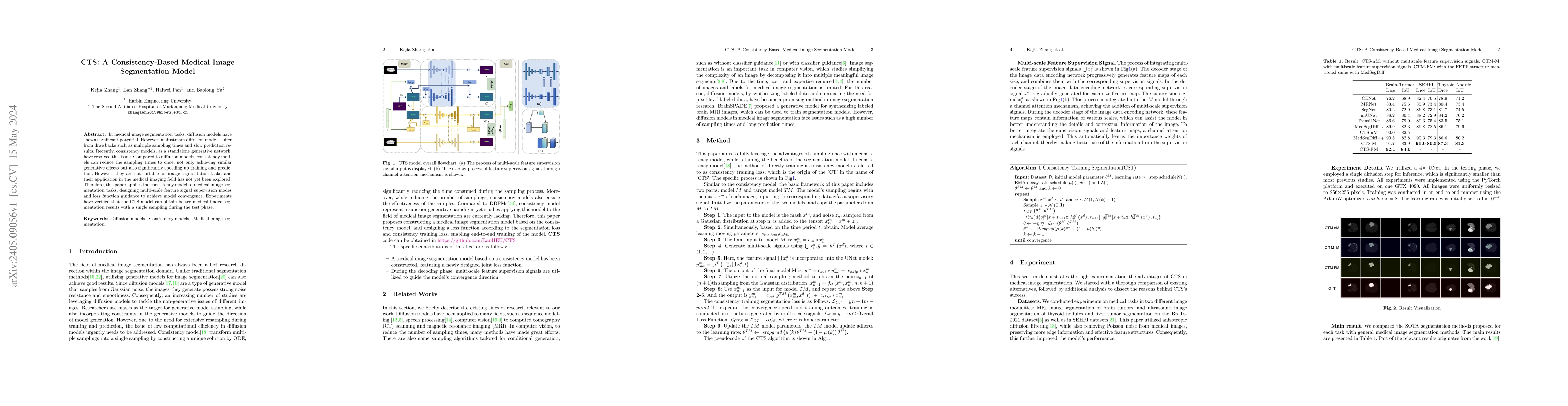 Thumbnail for CTS: A Consistency-Based Medical Image Segmentation Model