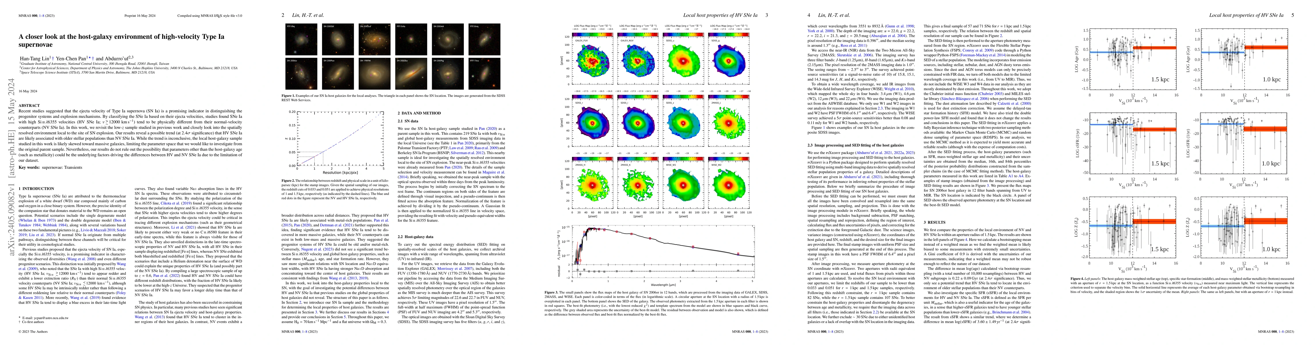 Thumbnail for A closer look at the host-galaxy environment of high-velocity Type Ia
  supernovae