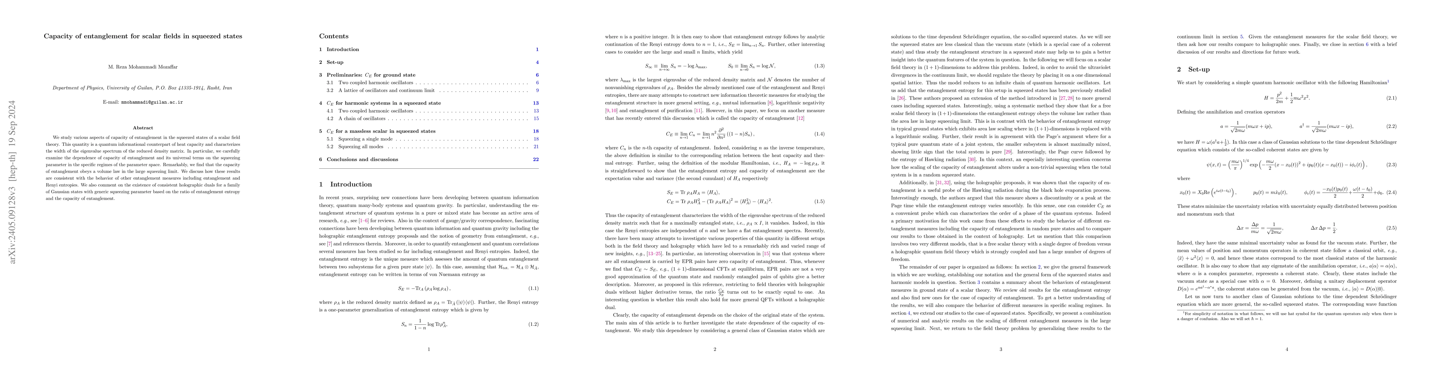 Thumbnail for Capacity of entanglement for scalar fields in squeezed states