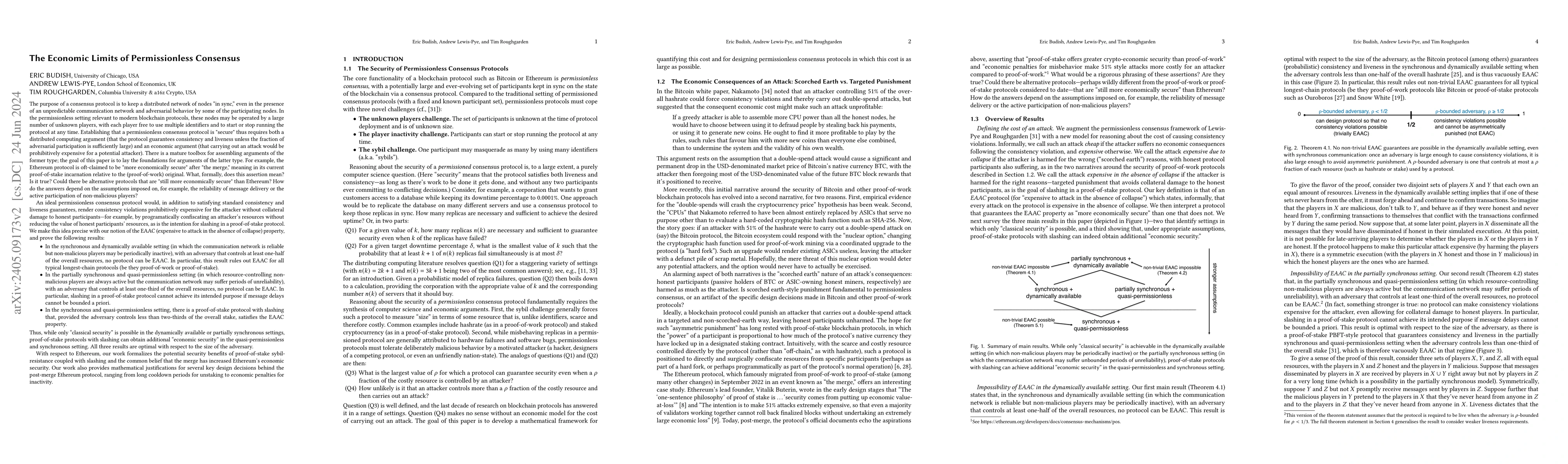 Thumbnail for The Economic Limits of Permissionless Consensus