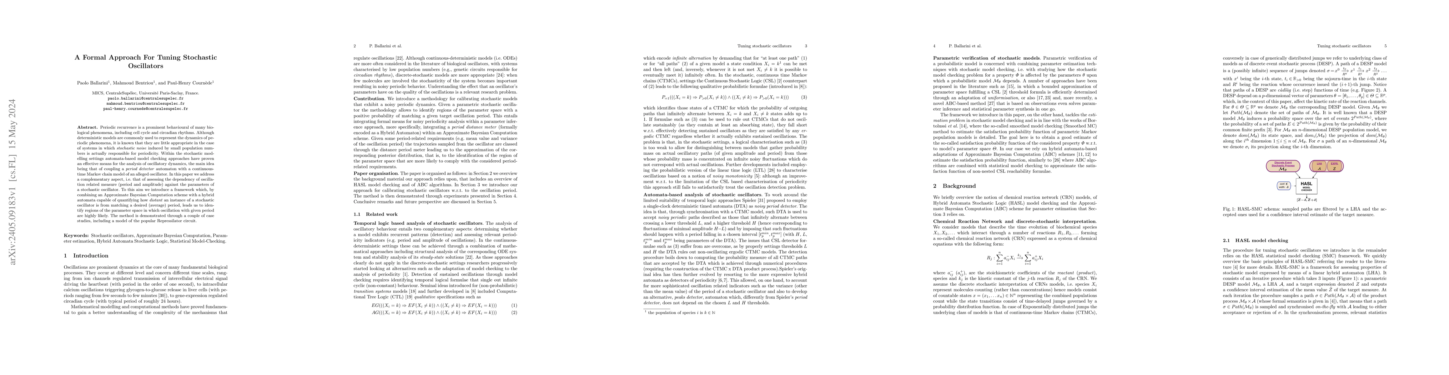 Thumbnail for A Formal Approach for Tuning Stochastic Oscillators