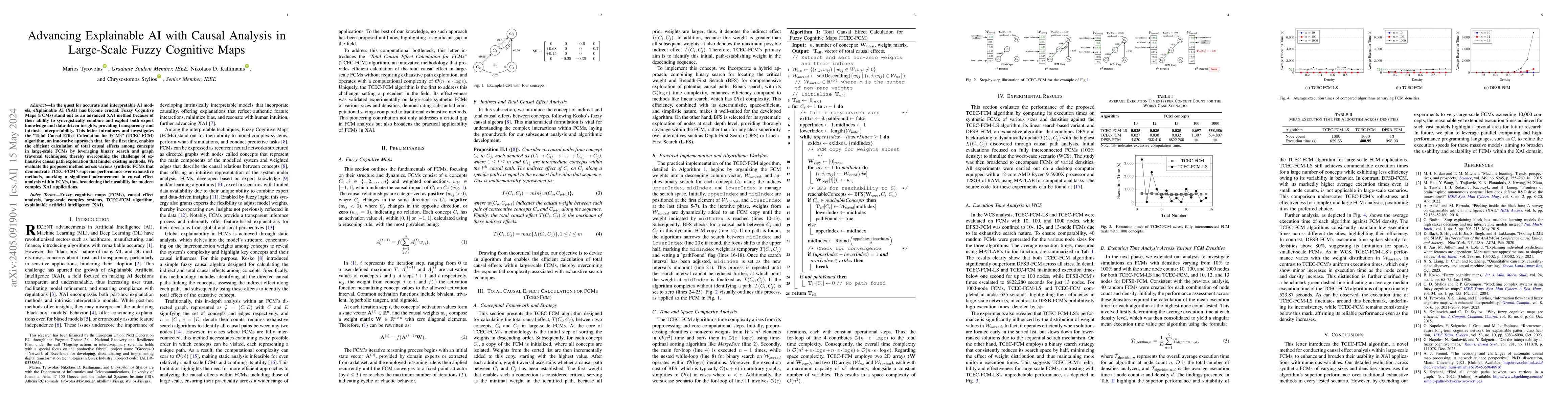 Thumbnail for Advancing Explainable AI with Causal Analysis in Large-Scale Fuzzy
  Cognitive Maps