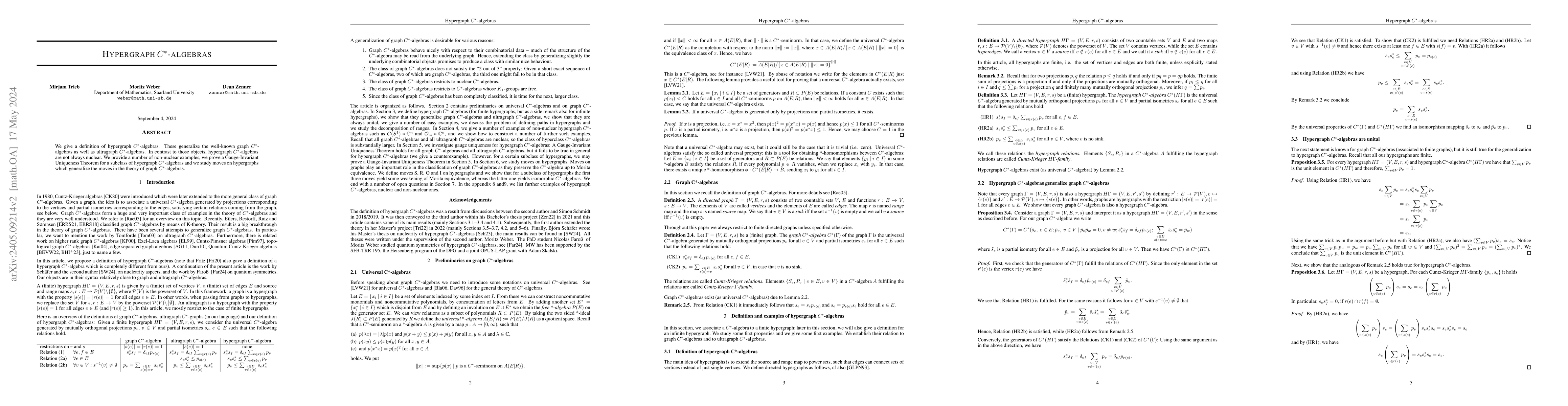 Thumbnail for Hypergraph C*-algebras