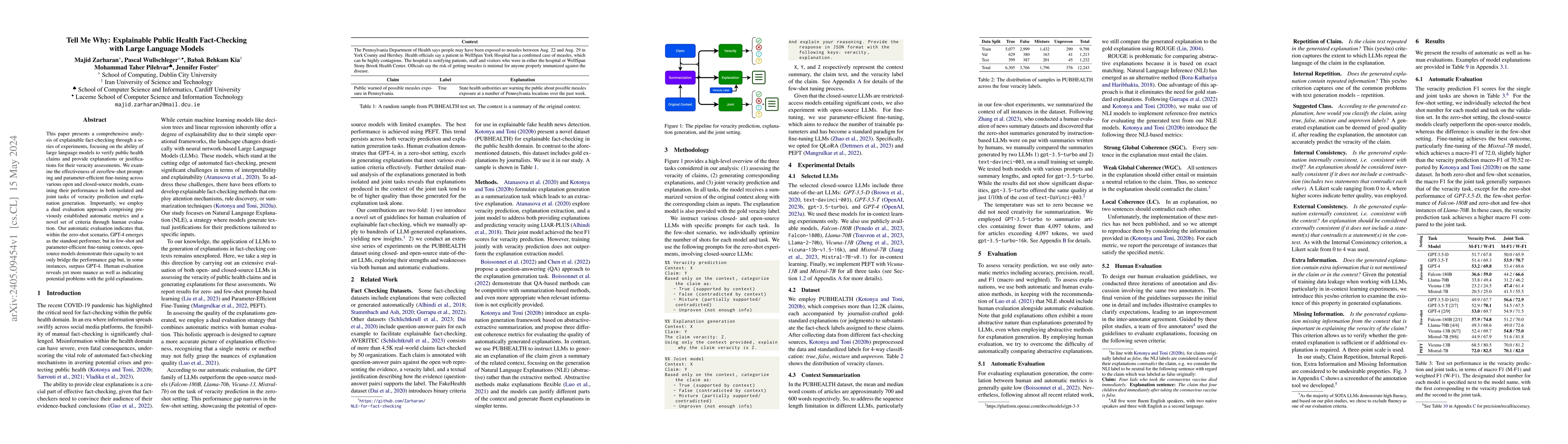 Thumbnail for Tell Me Why: Explainable Public Health Fact-Checking with Large Language
  Models