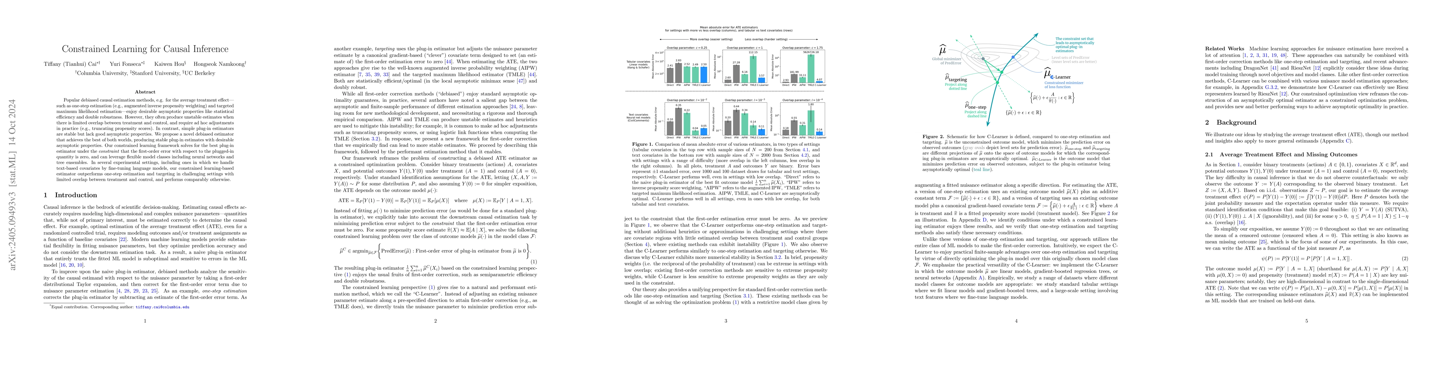 Thumbnail for C-Learner: Constrained Learning for Causal Inference and Semiparametric
  Statistics