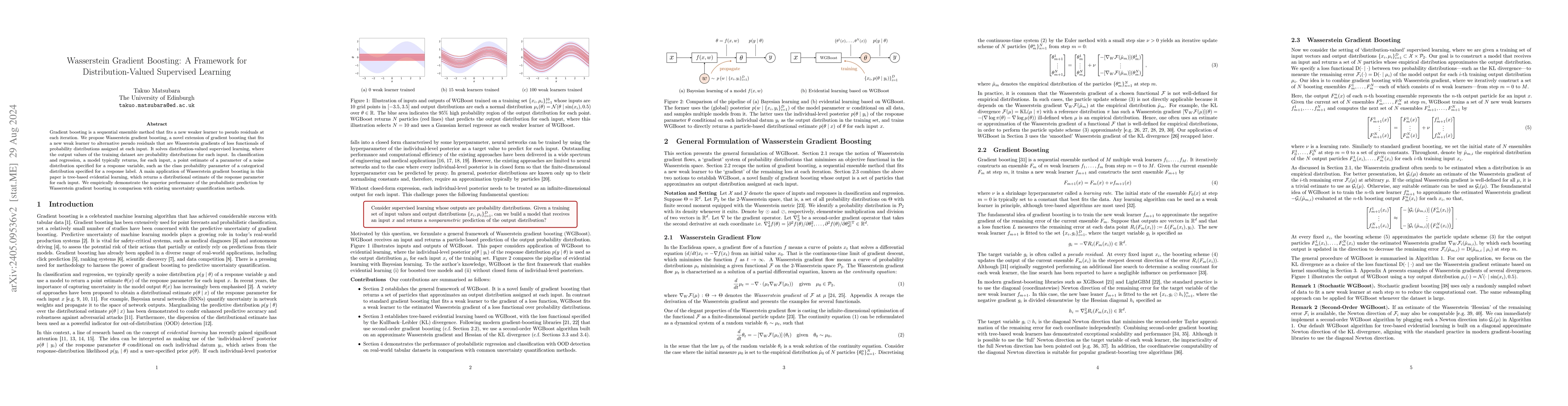 Thumbnail for Wasserstein Gradient Boosting: A General Framework with Applications to
  Posterior Regression