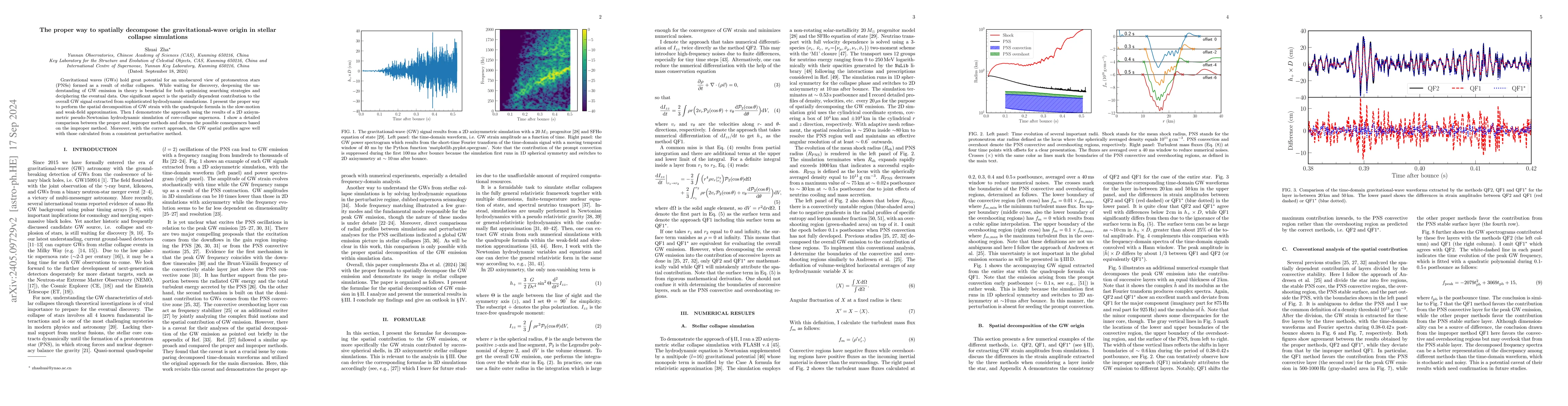 Thumbnail for The proper way to spatially decompose the gravitational-wave origin in
  stellar collapse simulations