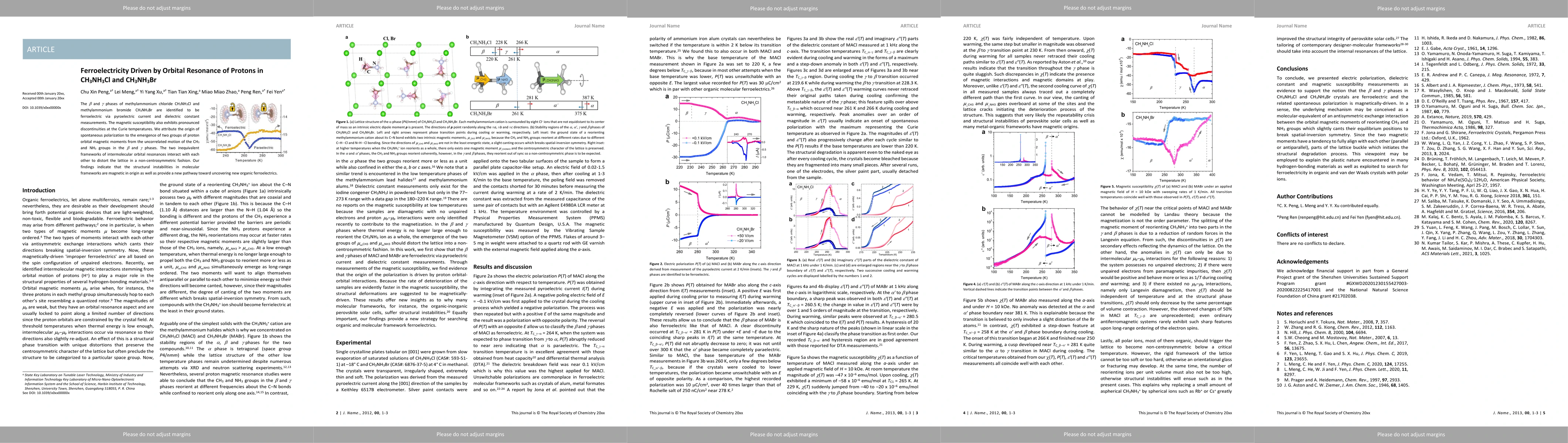Thumbnail for Ferroelectricity Driven by Orbital Resonance of Protons in
  CH$_3$NH$_3$Cl and CH$_3$NH$_3$Br