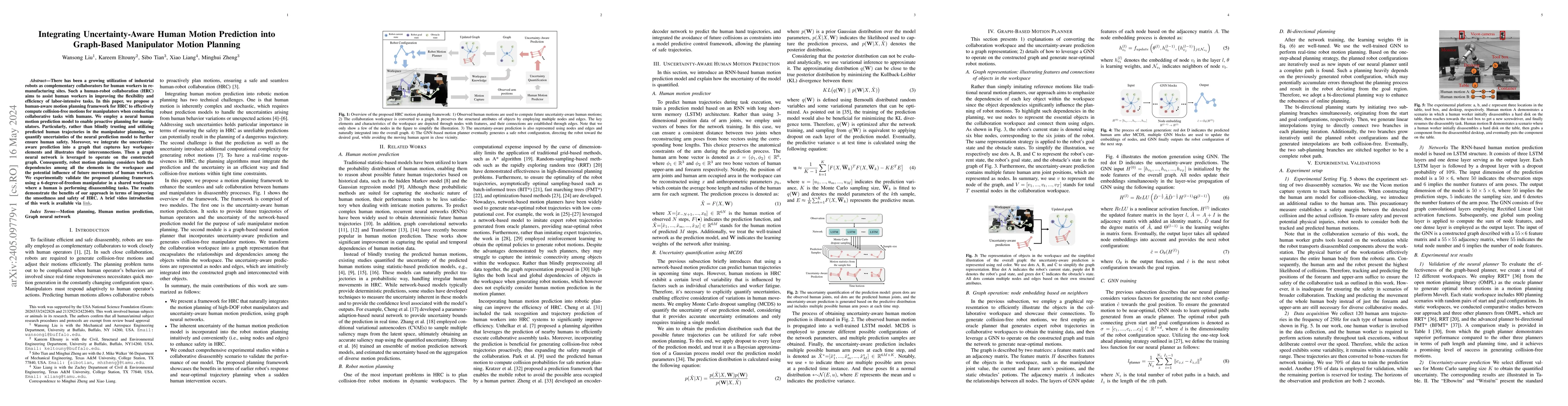 Thumbnail for Integrating Uncertainty-Aware Human Motion Prediction into Graph-Based
  Manipulator Motion Planning