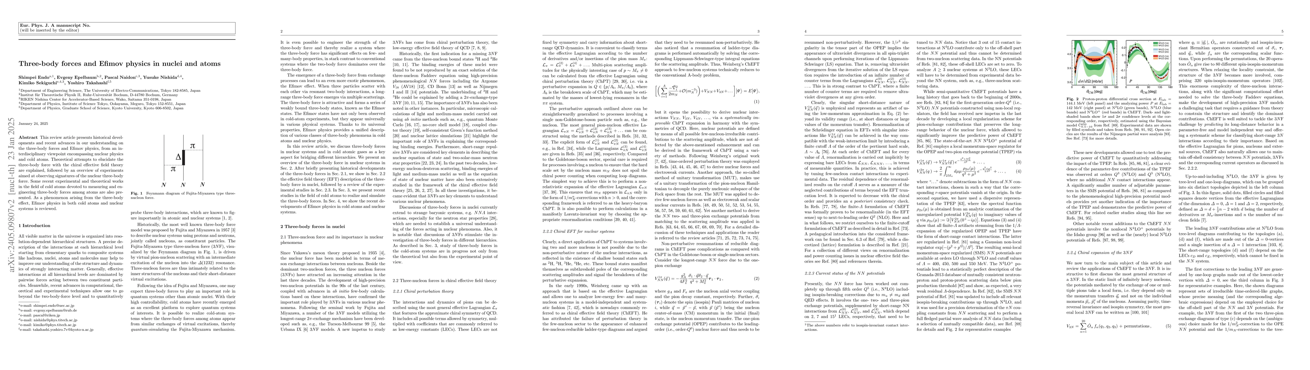 Thumbnail for Three-body forces and Efimov physics in nuclei and atoms