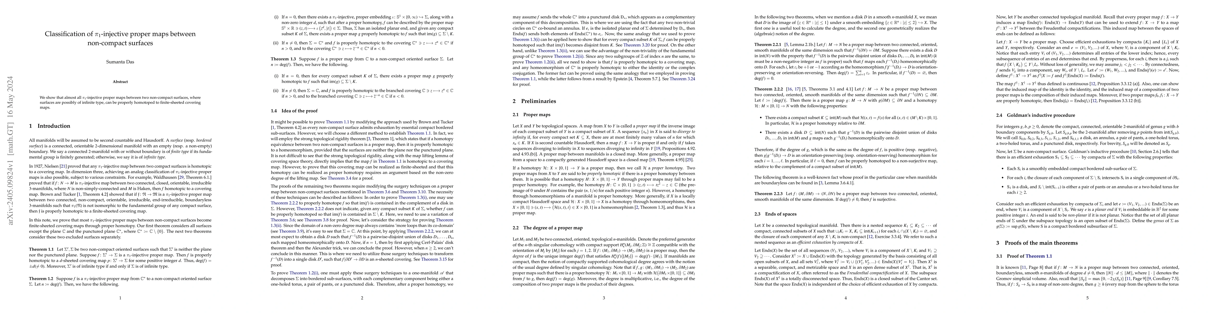 Thumbnail for Classification of $\pi_1$-injective proper maps between non-compact
  surfaces