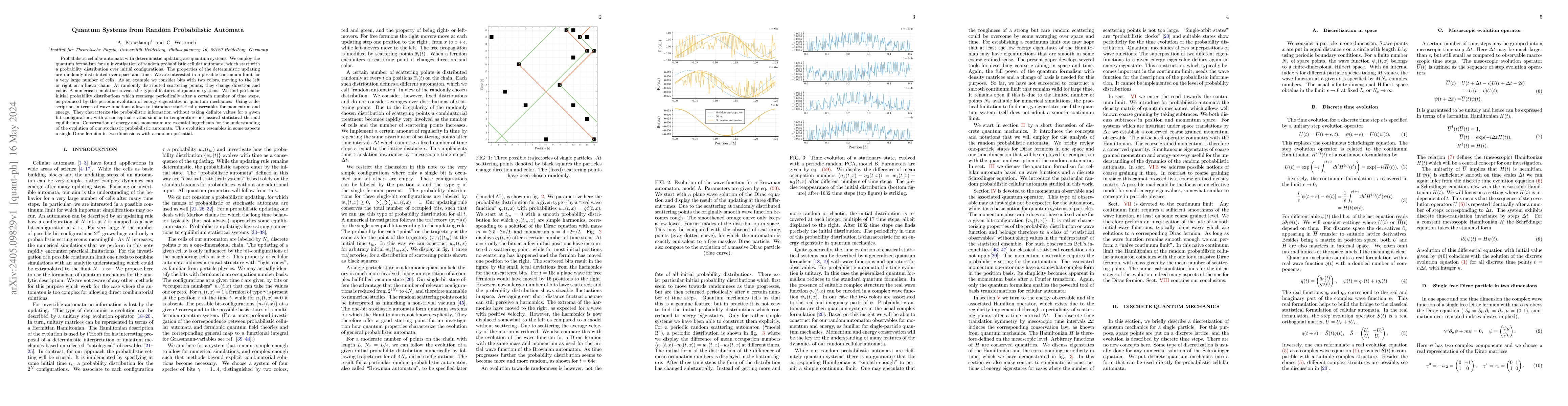 Thumbnail for Quantum Systems from Random Probabilistic Automata