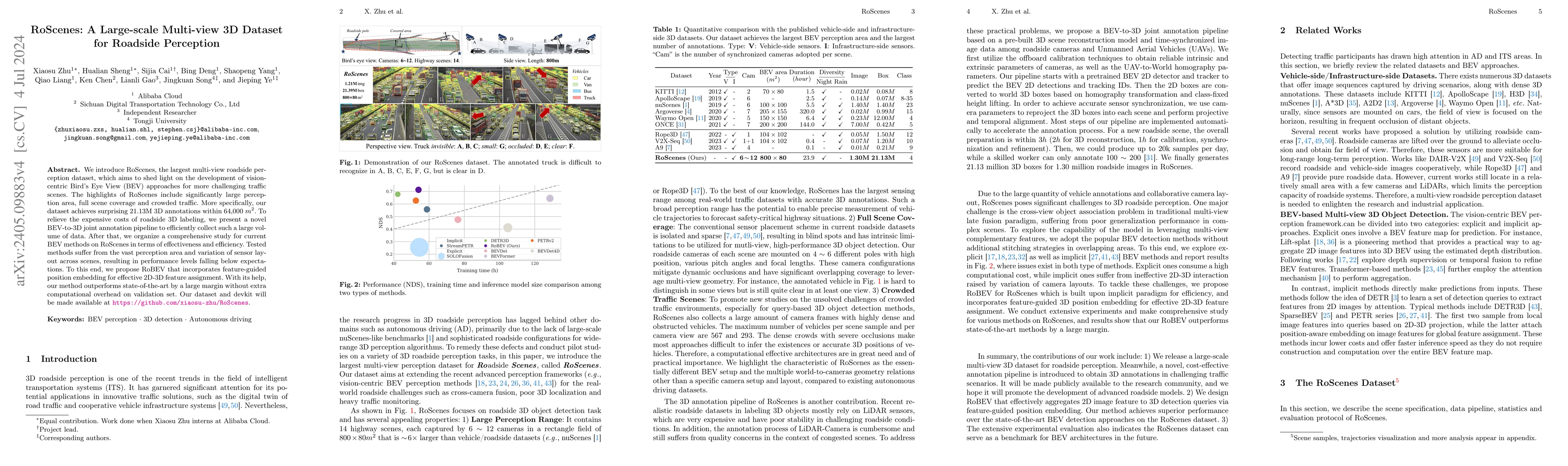 Thumbnail for RoScenes: A Large-scale Multi-view 3D Dataset for Roadside Perception